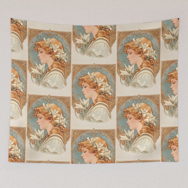 Item preview, Floral Beauty Art nouveau  designed and sold by MendaciousMina.