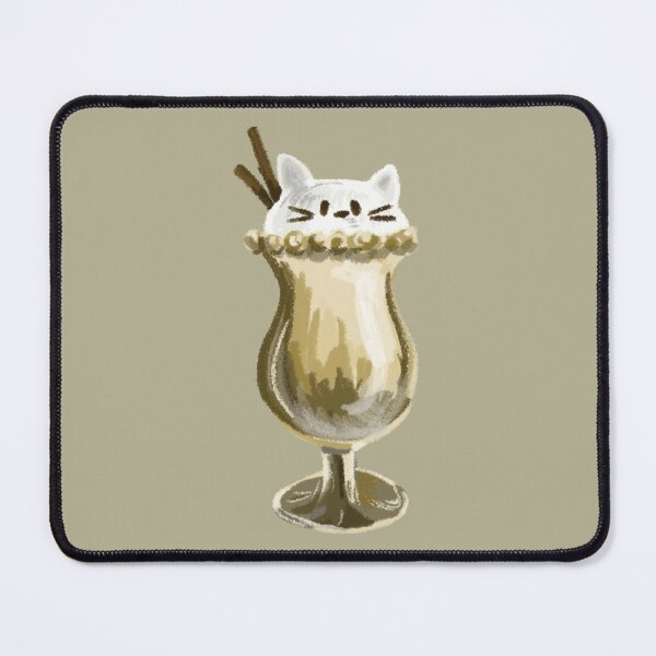 Item preview, Marshmallow Cat Drink designed and sold by art-mospher3.