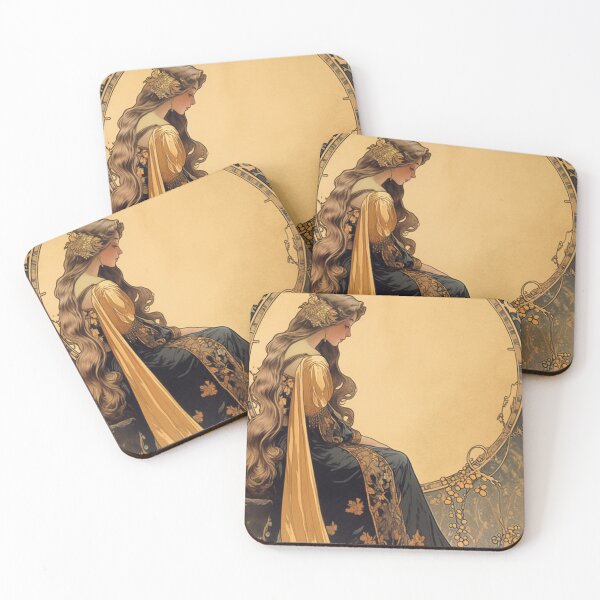 Item preview, Floral Beauty Art nouveau  designed and sold by MendaciousMina.