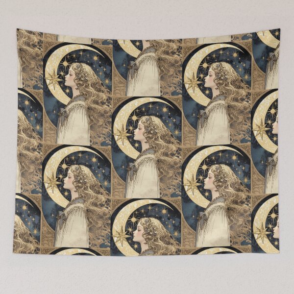 Item preview, Celestial Beauty Art nouveau  designed and sold by MendaciousMina.