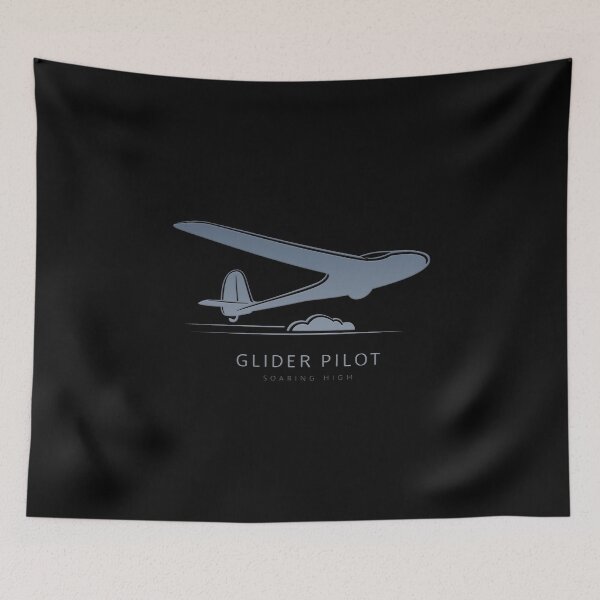Item preview, GLider Pilot, Soaring High Glider Plane Pilot Sailplane aerial floating soaring designed and sold by These_Prints.