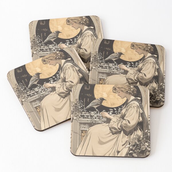 Item preview, Celestial Floral Beauty Art nouveau  designed and sold by MendaciousMina.