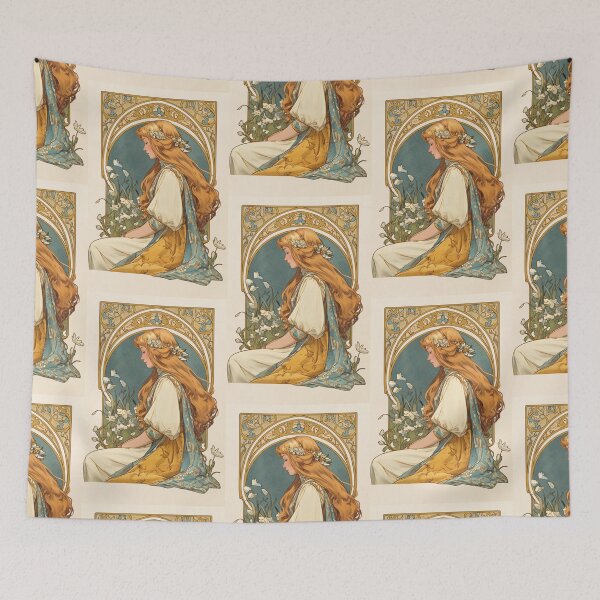 Item preview, Floral Beauty Art nouveau  designed and sold by MendaciousMina.