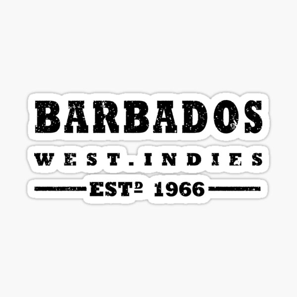 Barbados - West Indies Estd 1966 Sticker