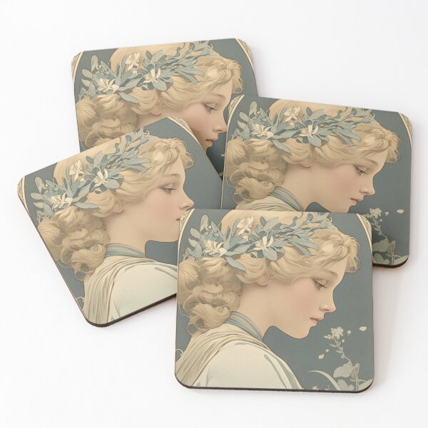 Item preview, Floral Beauty Art nouveau  designed and sold by MendaciousMina.
