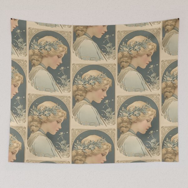 Item preview, Floral Beauty Art nouveau  designed and sold by MendaciousMina.
