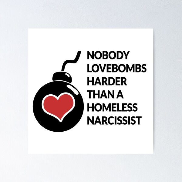 Nobody Lovebombs Harder Poster