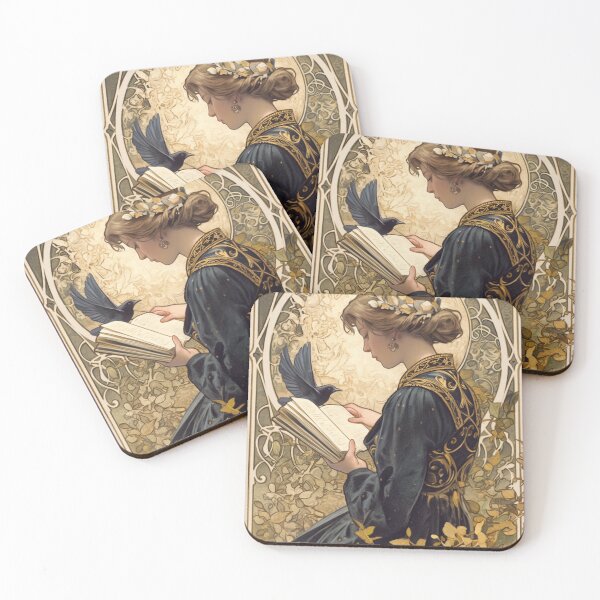 Item preview, Floral Beauty Art nouveau  designed and sold by MendaciousMina.