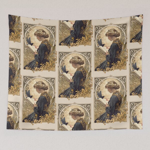 Item preview, Floral Beauty Art nouveau  designed and sold by MendaciousMina.