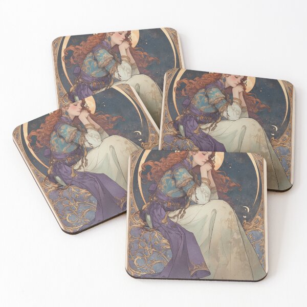 Item preview, Floral Beauty Art nouveau  designed and sold by MendaciousMina.