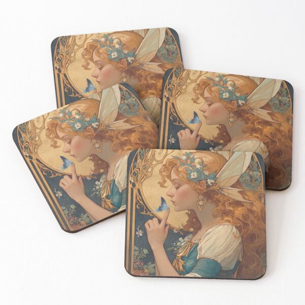 Item preview, Fairy Beauty Art nouveau  designed and sold by MendaciousMina.