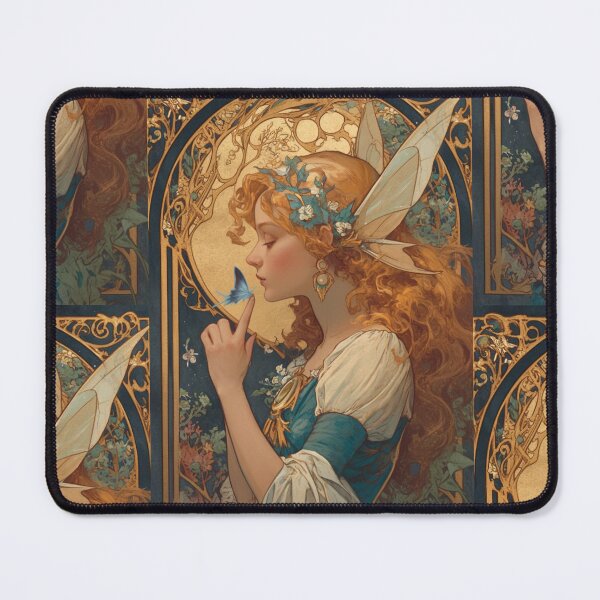 Item preview, Fairy Beauty Art nouveau designed and sold by MendaciousMina.