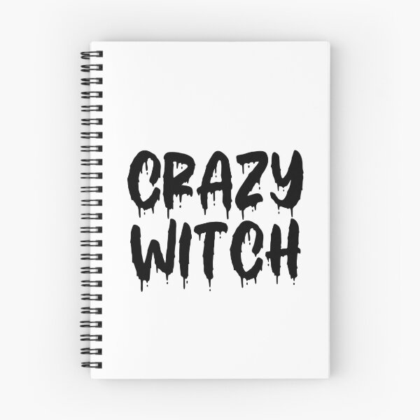 Item preview, BLACK ON WHITE CRAZY WITCH BLOOD DRIP designed and sold by RomeArtCo.