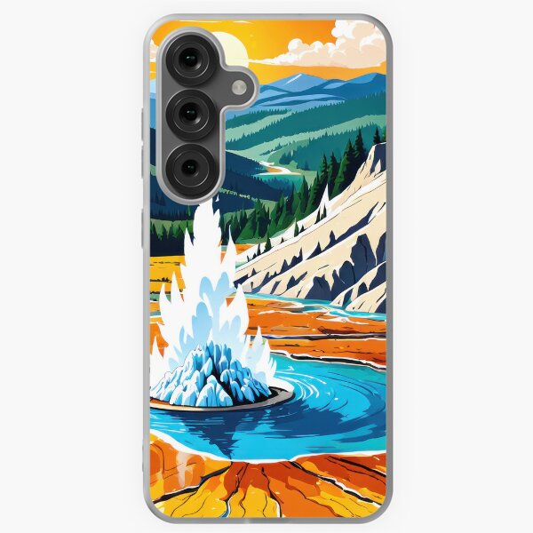 Vista previa del artículo con la obra «Parque Nacional de Yellowstone - Estados Unidos», diseñado y vendido por WhereTheFunIs.