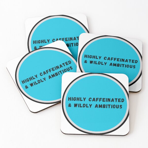 Item preview, highly caffeinated & wildly ambitious designed and sold by ayoolite.