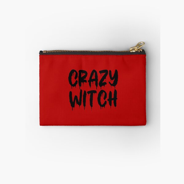 Item preview, BLACK ON RED CRAZY WITCH BLOOD DRIP designed and sold by RomeArtCo.