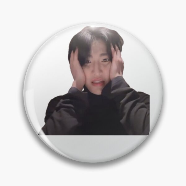 Item preview, Ateez seonghwa stressed shocked meme kpop sticker designed and sold by teezer designs.