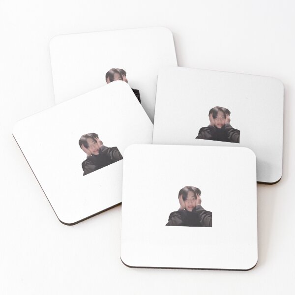Item preview, Ateez seonghwa stressed shocked meme kpop sticker designed and sold by teezer designs.