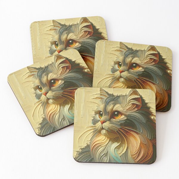 Item preview, Colorful Cat Portrait designed and sold by Artdesign-113.