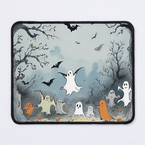Item preview, Ghostly Gathering Under the Moon designed and sold by LyssasMindArt.
