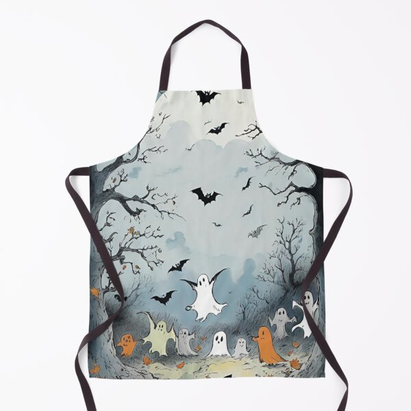 Item preview, Ghostly Gathering Under the Moon designed and sold by LyssasMindArt.