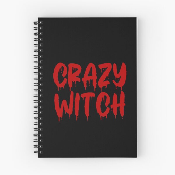 Item preview, RED ON BLACK CRAZY WITCH BLOOD DRIP designed and sold by RomeArtCo.