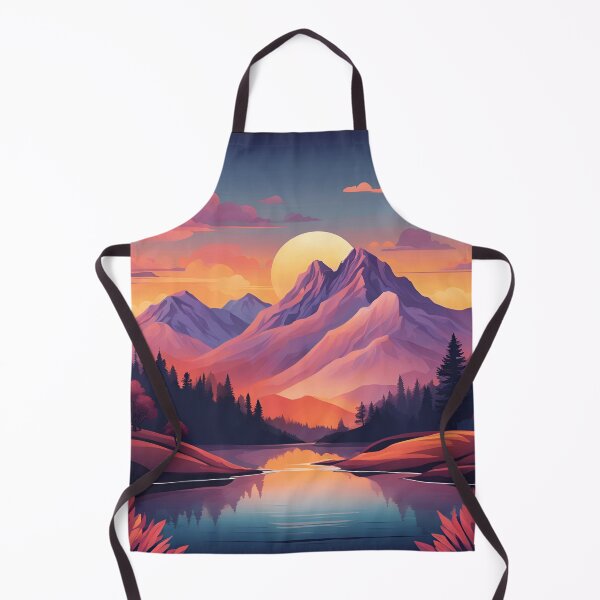 Artikelvorschau, Berg Sonnenuntergang Landschaft entworfen und verkauft von Creastore.