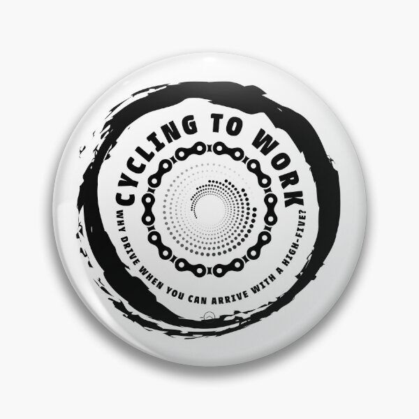 Item preview, Cycling to work - Why drive when you can arrive with a high-five? designed and sold by PhotoGros-4U.