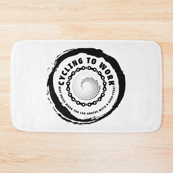 Item preview, Cycling to work - Why drive when you can arrive with a high-five? designed and sold by PhotoGros-4U.