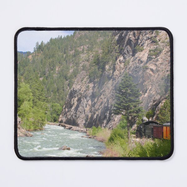 Item preview, Animas River and steam train, Colorado designed and sold by FranWest.
