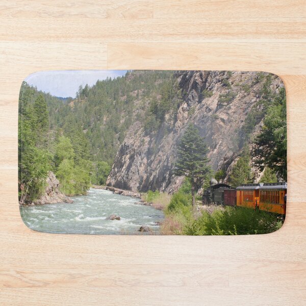 Item preview, Animas River and steam train, Colorado designed and sold by FranWest.
