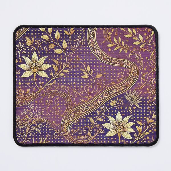 Item preview, Purple and Gold - Leaf and Blossom designed and sold by LegademaArt.
