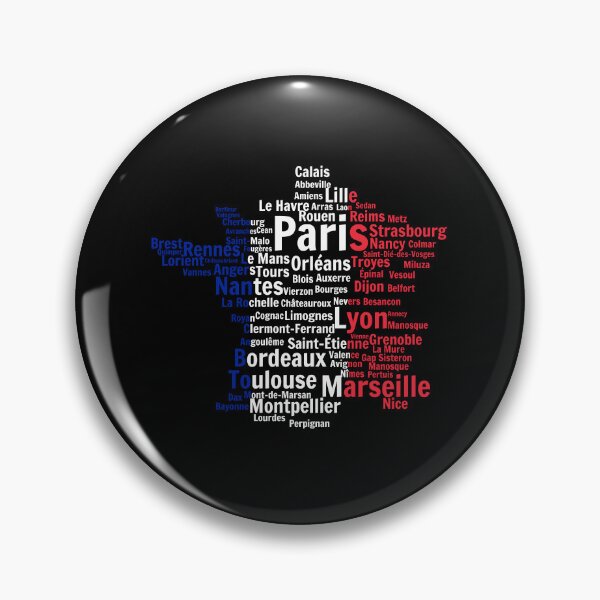 Item preview, France Map Towns Cities Flag Paris Travel designed and sold by Heneket.