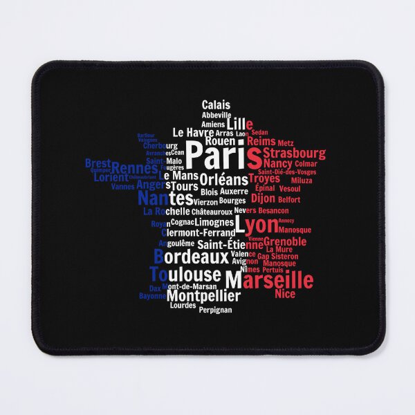 Item preview, France Map Towns Cities Flag Paris Travel designed and sold by Heneket.