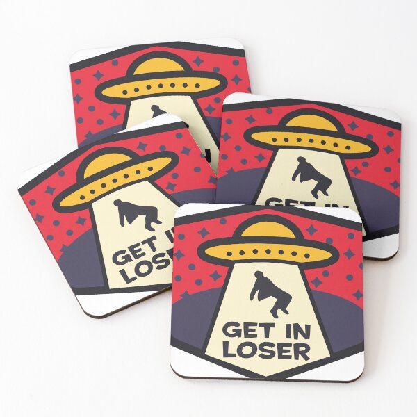 Item preview, Get In Loser Alien UFO Abduction designed and sold by Coolector.