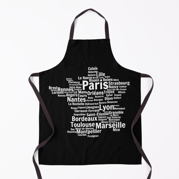 Item preview, Map of France, Towns Cities Flag designed and sold by Heneket.
