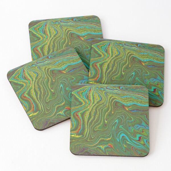 Item preview, Easy Street 1 Wild Green Abstract Lines designed and sold by Doug  Siegel.