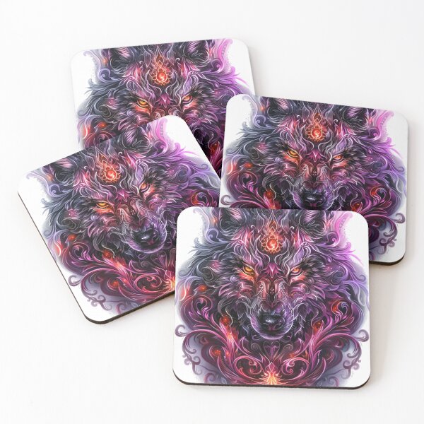 Item preview, Ornate Rangoli Wolf designed and sold by gimpysticks.
