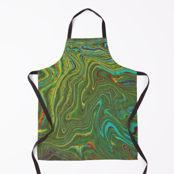 Item preview, Easy Street 1 Wild Green Abstract Lines designed and sold by Doug Siegel.