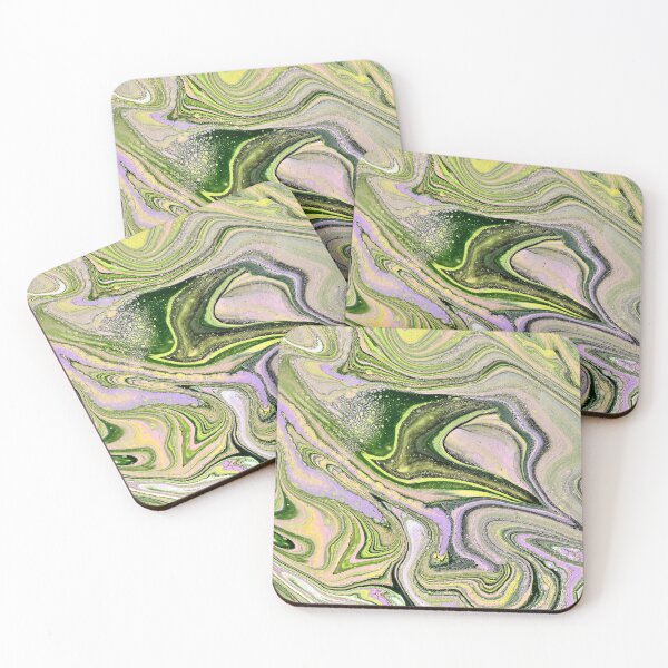 Item preview, Faithfully Yours 2 Green Swirl Acrylic Abstract  designed and sold by Doug  Siegel.