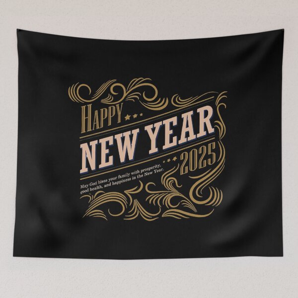 Item preview, 2025, Vintage, New Year designed and sold by Numbers-Art.