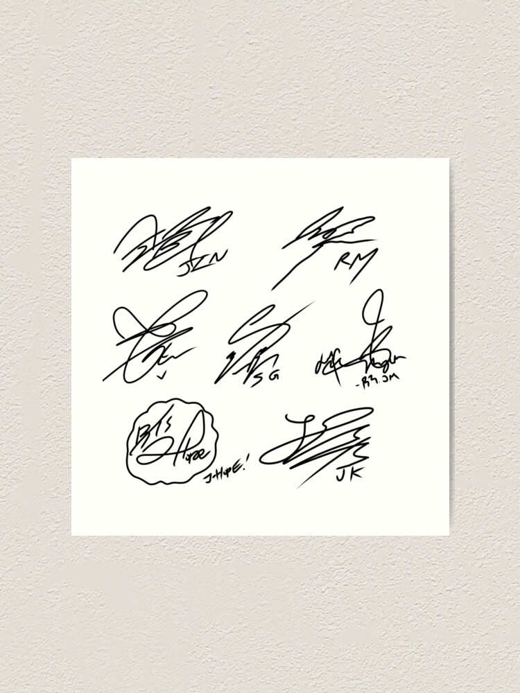 bts autograph bts autograph