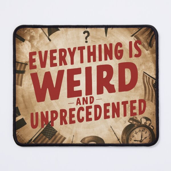 Item preview, Everything is weird and unprecedented 9 designed and sold by PandaFrogArt.
