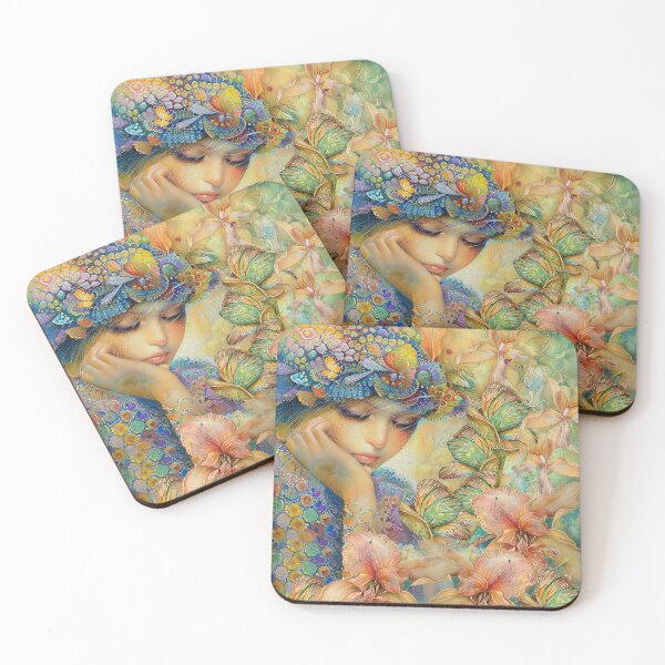 Item preview, SHE GETS LOST AMONGST HER FLOWERS designed and sold by Tammera.
