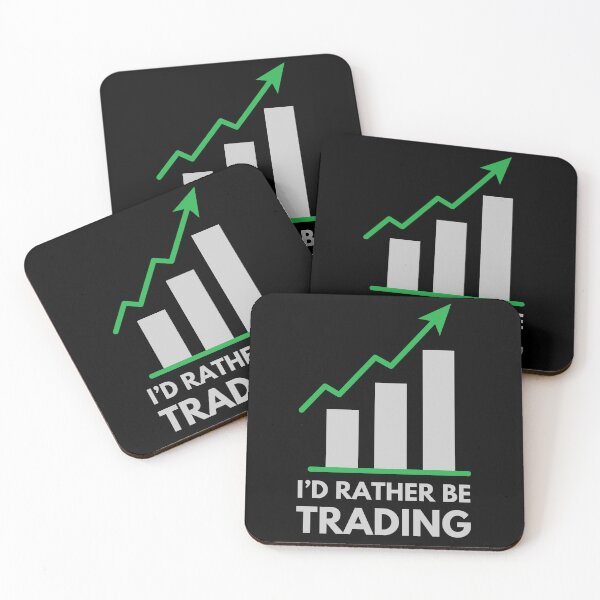 Item preview, I'd Rather be Trading Stock Trader Trading, Stock Market, Trading Gift designed and sold by Dabbing Turtle Designs.