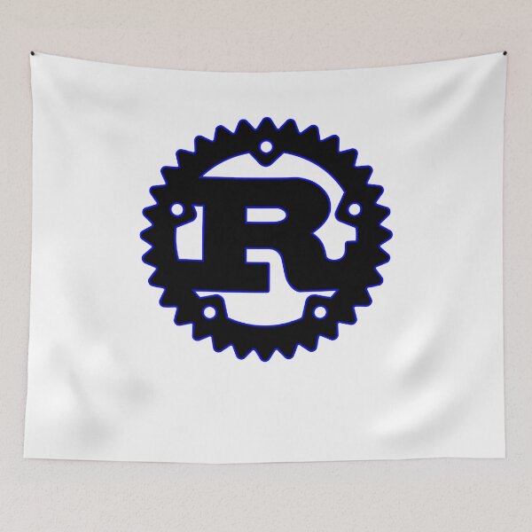 Item preview, Rust (Blue Outline) Official Logo T-Shirt designed and sold by Rainwater Merch.