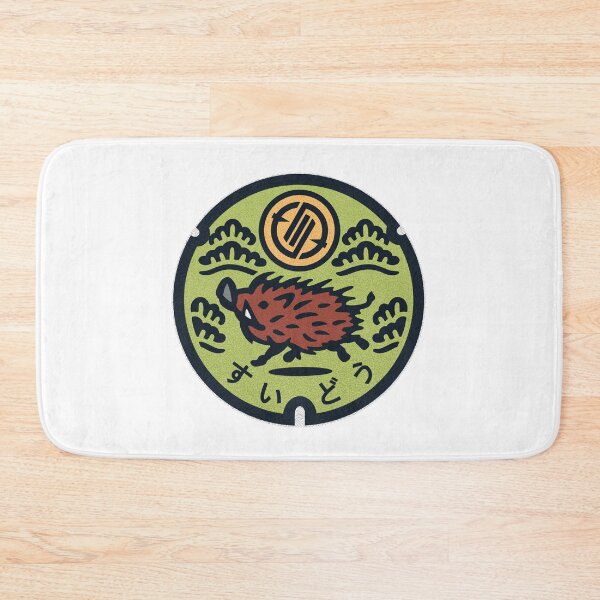 Item preview, Inagawa Town Manhole Cover Art designed and sold by Musashi1996Art.