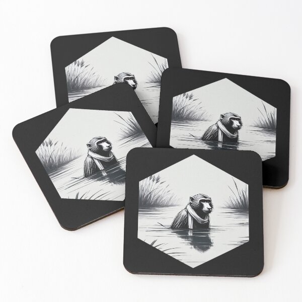 Item preview, Baboon in Swim designed and sold by AbsoluteA.