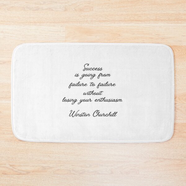 Item preview, Success is going from failure to failure without losing your enthusiasm. - Winston Churchill designed and sold by wakluz90.