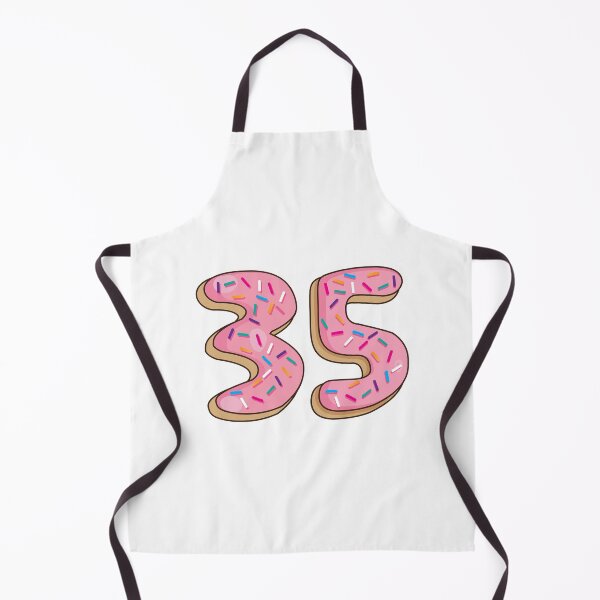 Item preview, Number 35 thirty five Shaped Like Donuts designed and sold by DonutsWords.